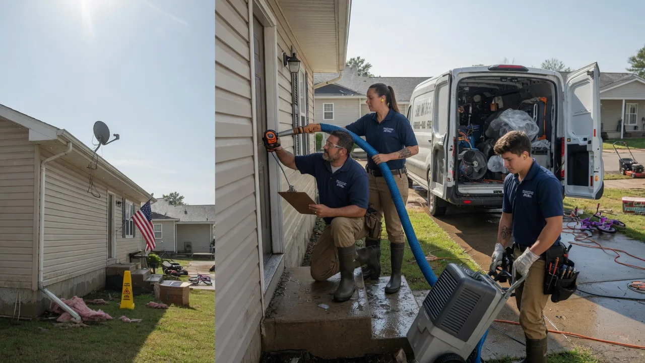 Ceiling Water Damage Restoration in Asheville, NC near me
